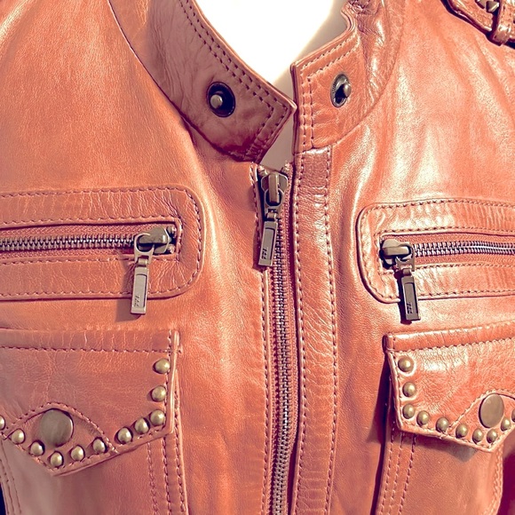 💙NWOT💙Tasha Polizzi💙 Studded Leather Jacket💙 - Picture 9 of 15